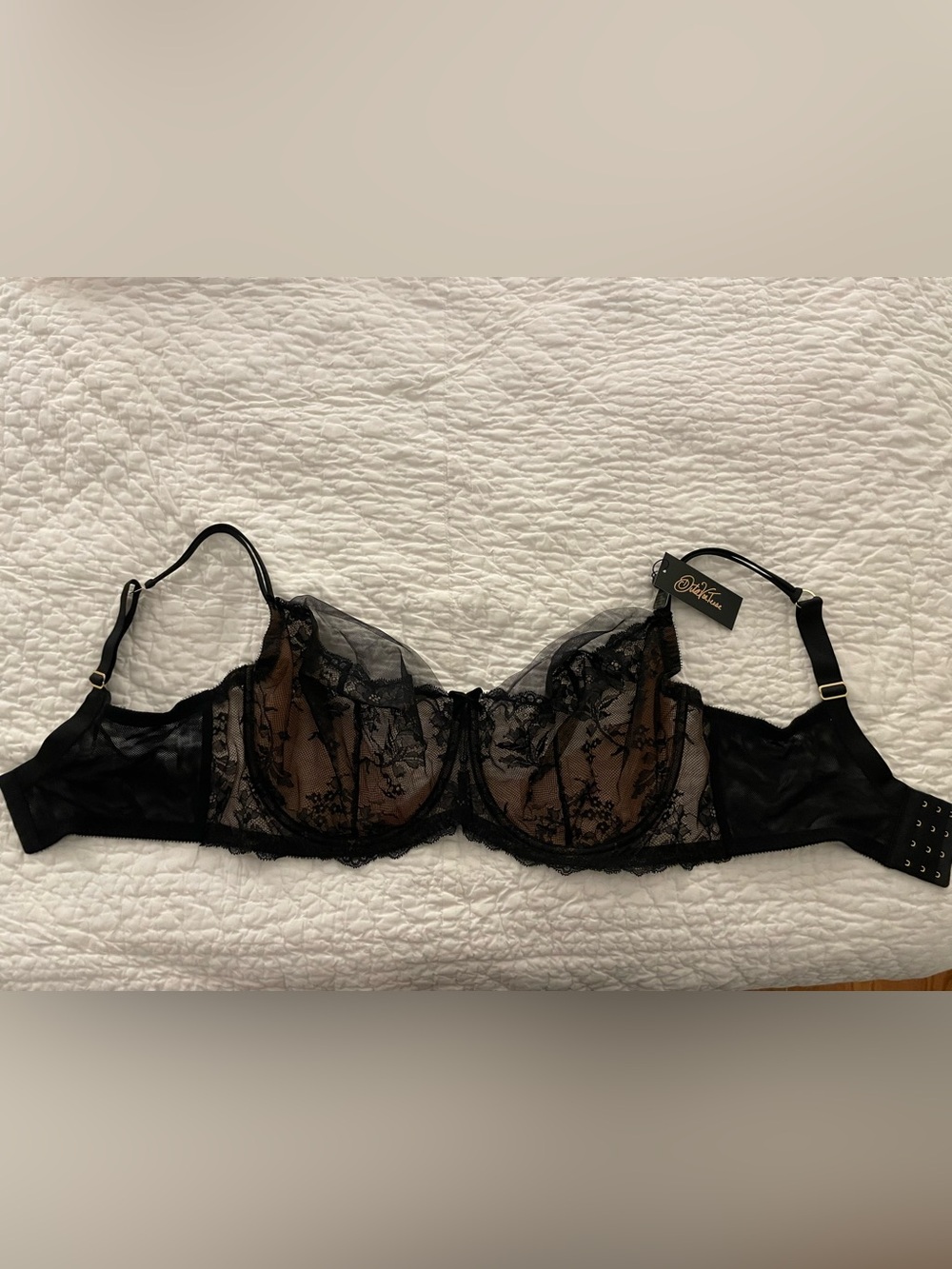 Yva Curve Underwire Bra - Black